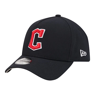 Youth New Era Navy Cleveland Guardians 9FORTY A-Frame Adjustable Hat
