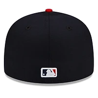 Youth New Era Navy Cleveland Guardians Authentic Collection On-Field Primary Logo 59FIFTY Fitted - Hat
