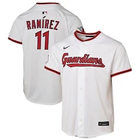 Maillot Nike José Ramírez blanc Cleveland Guardians Domicile Édition Limitée pour Jeune