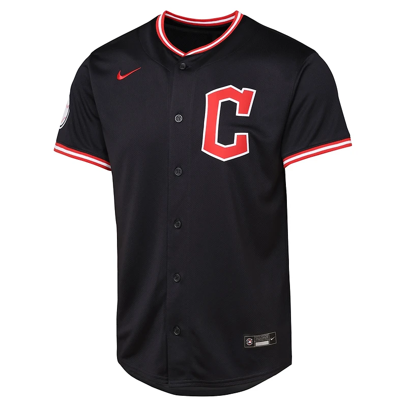 Youth Nike Jose Ramirez Navy Cleveland Guardians Alternate Limited Player Jersey