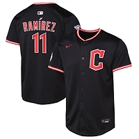 Youth Nike Jose Ramirez Navy Cleveland Guardians Alternate Limited Player Jersey