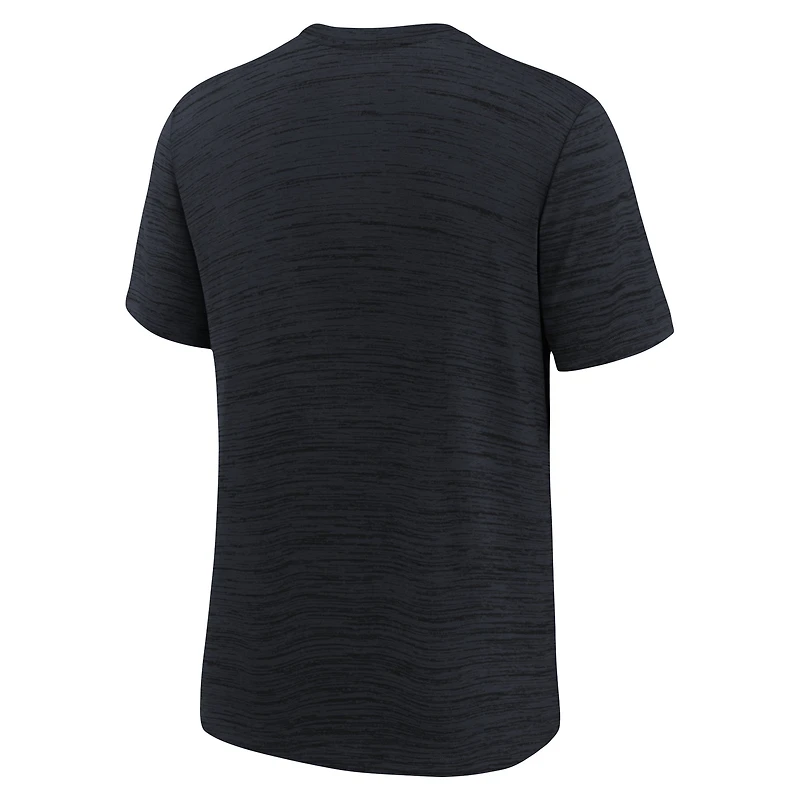 T-shirt Nike bleu marine Cleveland Guardians Authentic Collection Practice Performance pour jeune