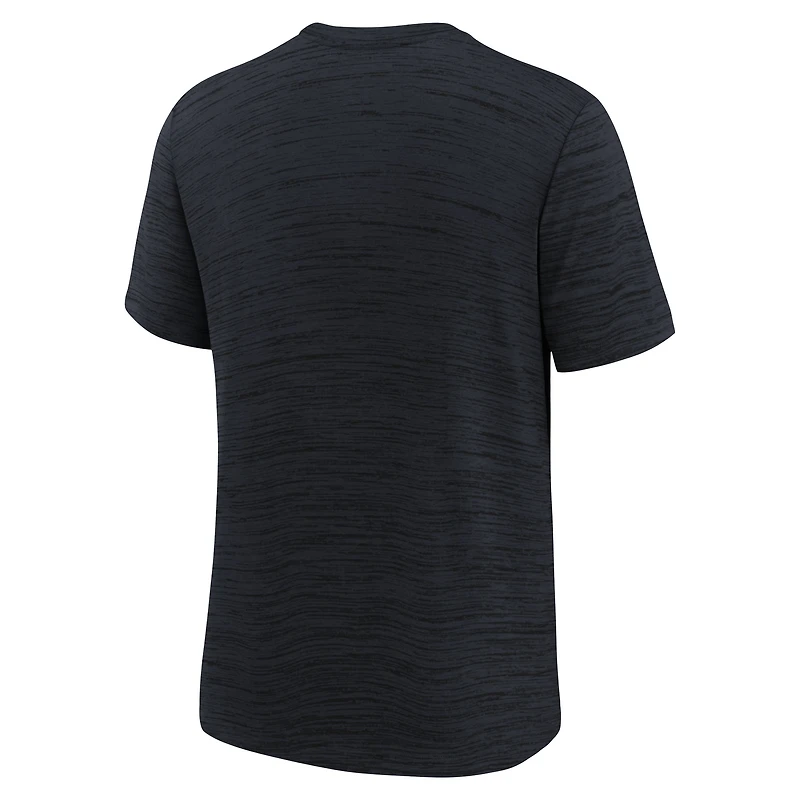 T-shirt Nike bleu marine Cleveland Guardians Authentic Collection Velocity Performance pour jeune