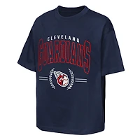 T-shirt premium Outerstuff bleu marine Cleveland Guardians pour jeunes