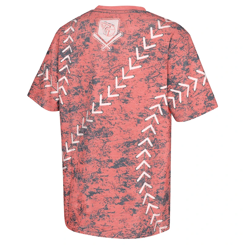 Youth Red Cleveland Guardians Slide Score Bold T-Shirt
