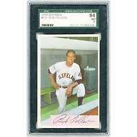 Bob Feller Cleveland Indians 1954 Bowman #132 SGC Authenticated 7 Card