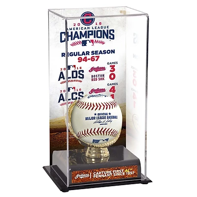 Cleveland Indians 2016 MLB American League Champions Sublimated Display Case with Image