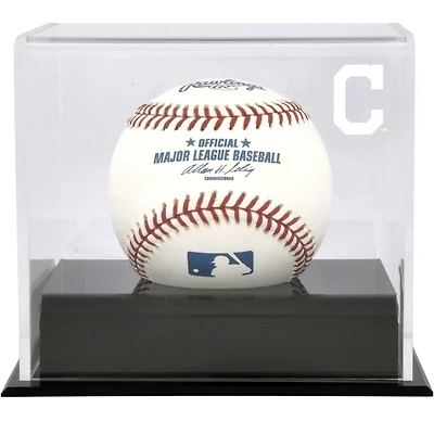 Vitrine de présentation du logo du cube de baseball des Cleveland Indians
