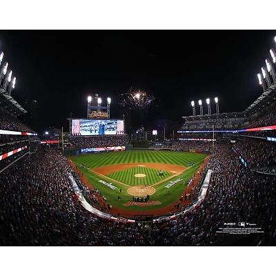 Photographie non signée du stade des World Series 2016 Progressive Field Cleveland Indians