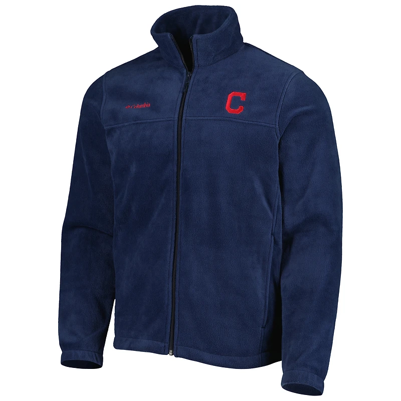 Veste à glissière pleine longueur Columbia Indians Cleveland Steens Mountain pour homme