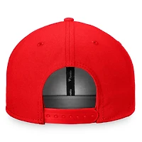 Casquette Snapback rouge de marque Fanatics pour homme de la collection Cooperstown des Cleveland Indians