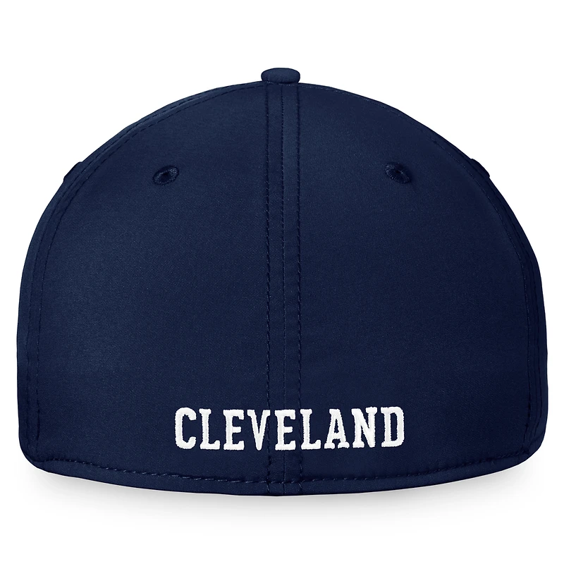 Men's Fanatics Navy Cleveland Indians Cooperstown Core Flex Hat