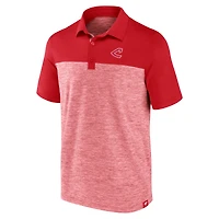 Polo brossé True Classics Avid Fan des Cleveland Indians pour hommes Fanatics Red