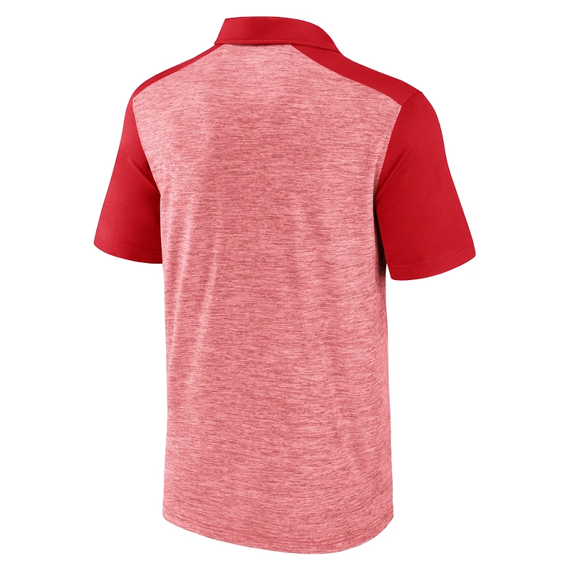 Polo brossé True Classics Avid Fan des Cleveland Indians pour hommes Fanatics Red