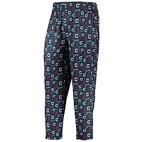 Pantalon de pyjama FOCO Navy Indians Cleveland Cooperstown pour homme