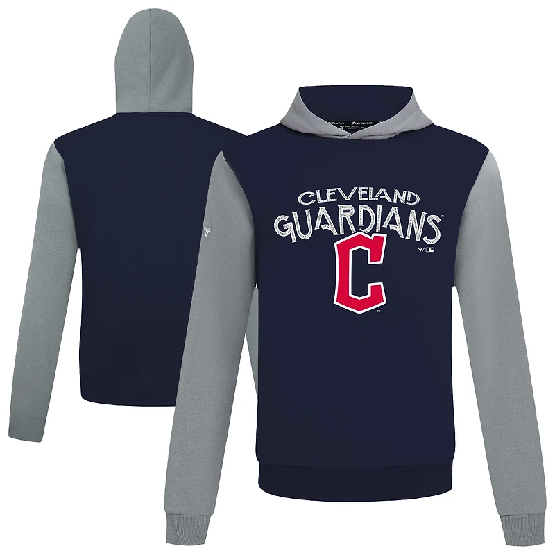 Sweat à capuche bleu marine Cleveland Indians Accolade Ultimate Mission pour homme