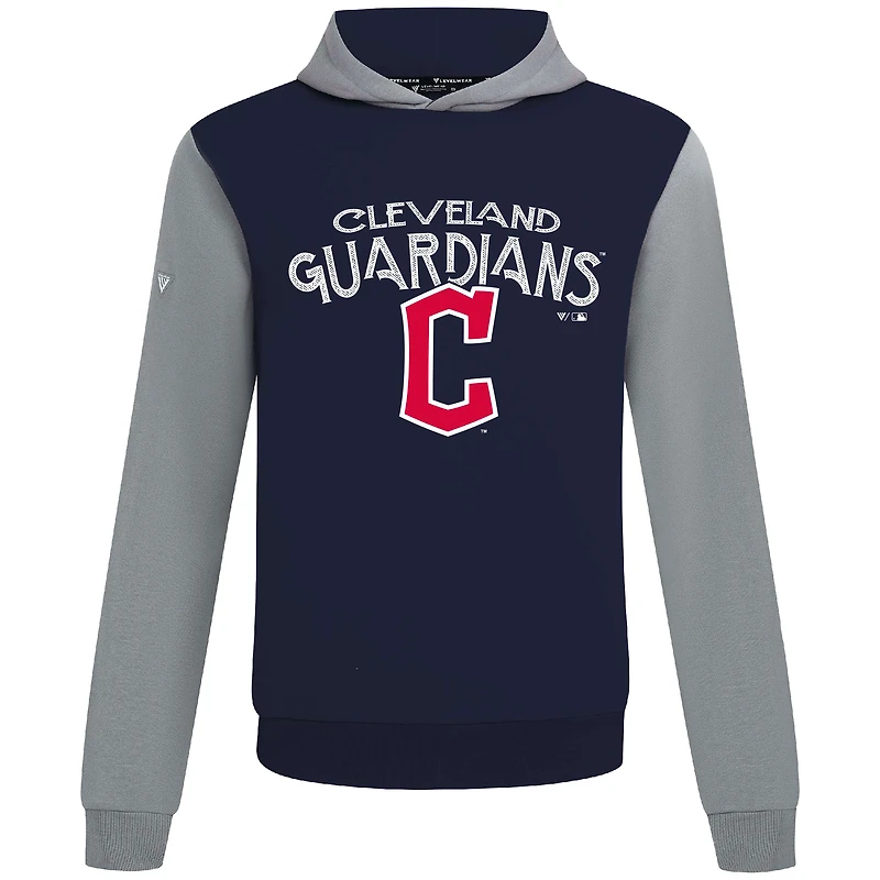 Sweat à capuche bleu marine Cleveland Indians Accolade Ultimate Mission pour homme