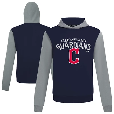 Men's Levelwear Navy Cleveland Indians Accolade Ultimate Mission Pullover Hoodie