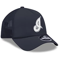 Casquette ajustable New Era Apex 9FORTY alternative marine Cleveland Indians 2026 pour homme
