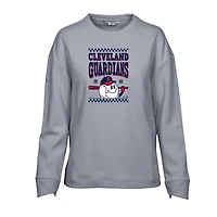 Sweat-shirt inaugural Fiona des Cleveland Indians pour femme de Levelwear, gris