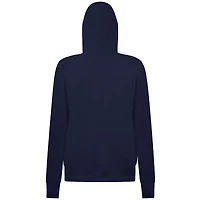 Women's Levelwear Navy Cleveland Indians  Adorn Throwback Spellout Pullover Hoodie