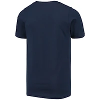 T-shirt bleu marine pour jeunes Indians de Cleveland avec séquence victoires