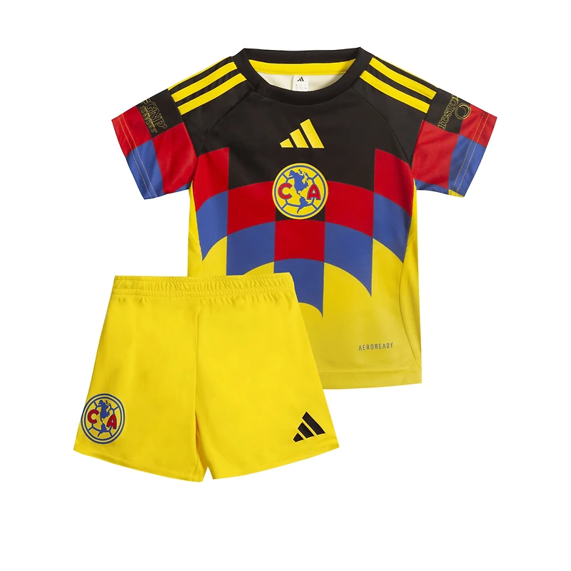 Ensemble de maillot domicile jaune adidas Club America 2025/26 pour bébé
