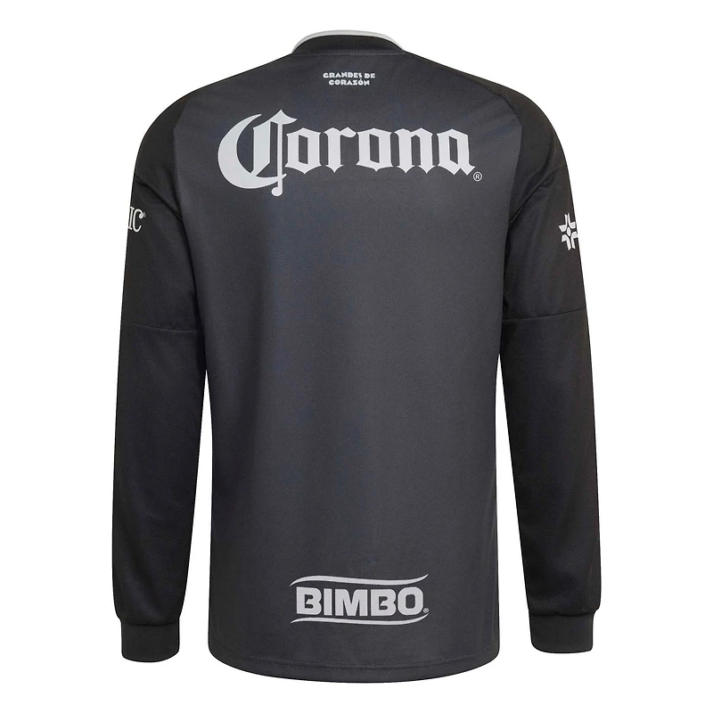 Maillot domicile réplique à manches longues adidas Club America noir pour homme 2026/27