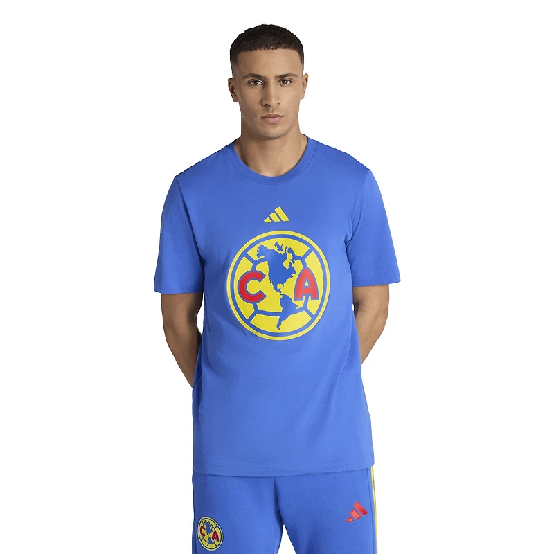 Men's adidas Blue Club America DNA Alphaskin T-Shirt