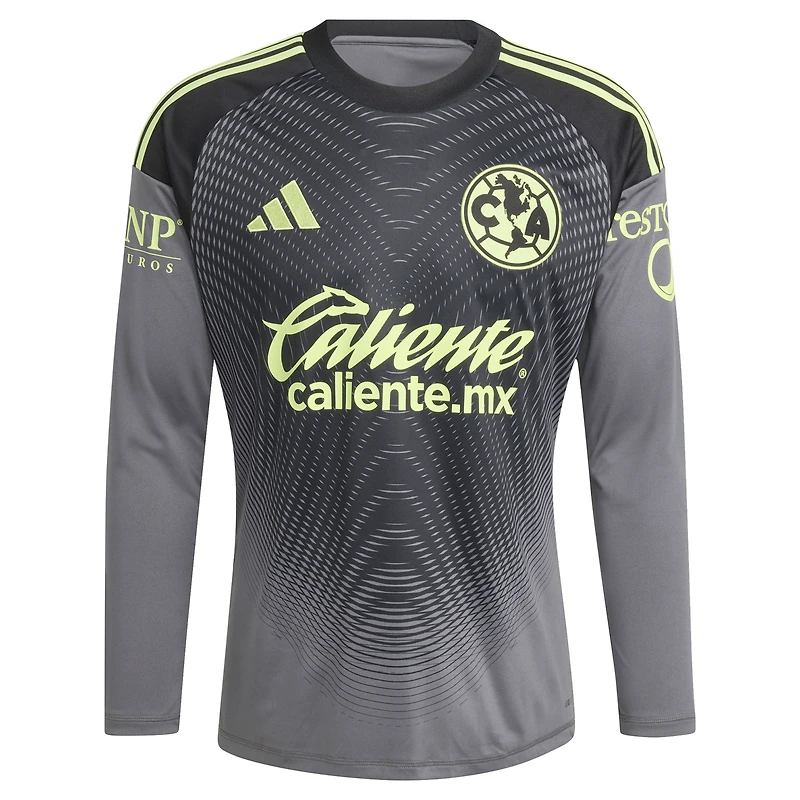 Men's adidas  Gray Club America 2025/26 Long Sleeve Goalkeeper Jersey