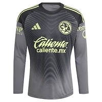 Men's adidas  Gray Club America 2025/26 Long Sleeve Goalkeeper Jersey