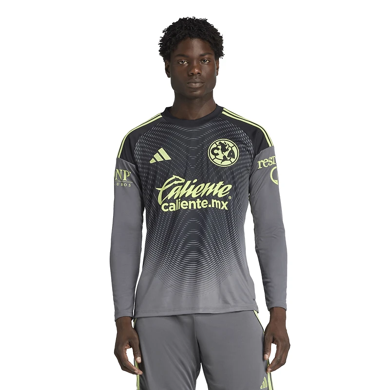 Maillot de gardien but à manches longues adidas gris Club America 2025/26 pour homme
