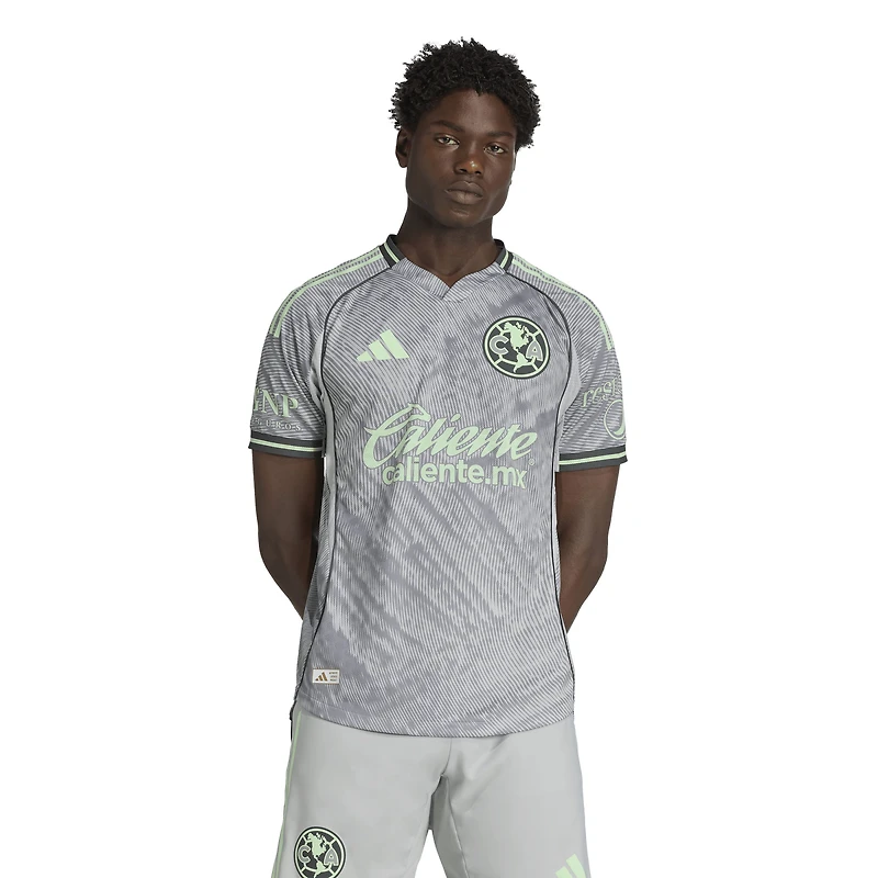 Men's adidas Gray Club America 2025 Third On Field Authentic Jersey