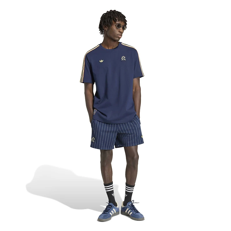 Short adidas Club America Terrace Icons bleu marine pour homme