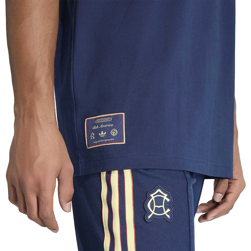 Men's adidas Navy Club America Terrace Icons T-Shirt