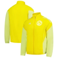 Men's adidas Yellow Club America 2025/26 Anthem Full-Zip Jacket