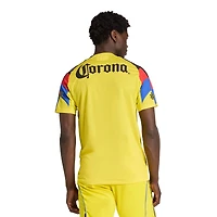 Men's adidas Yellow Club America 2025/26 Home Authentic Jersey