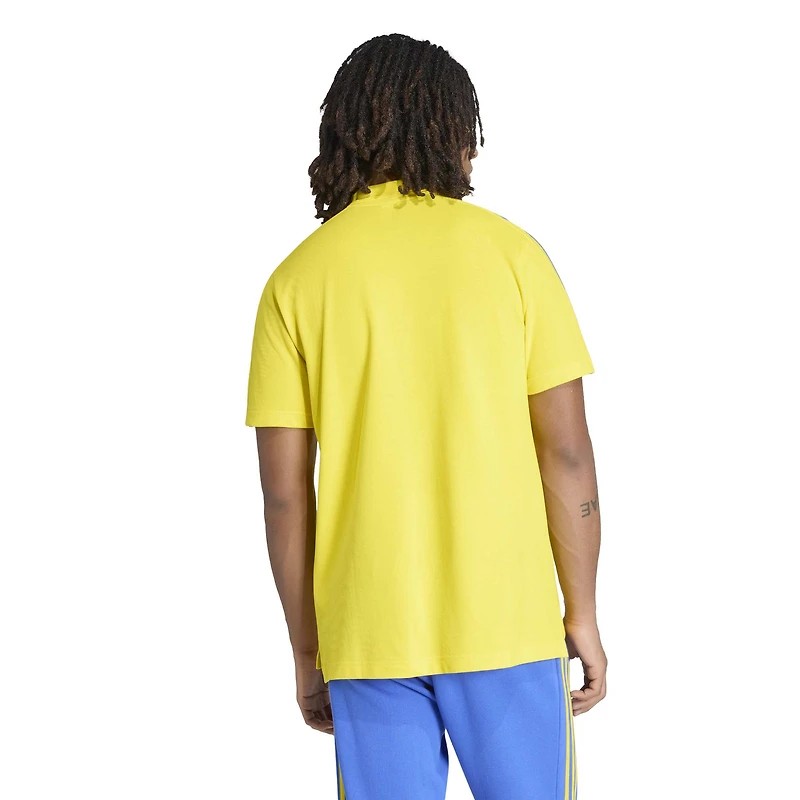 Polo adidas Club America Alphaskin jaune pour homme