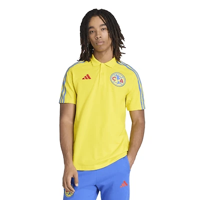 Men's adidas  Yellow Club America Alphaskin Polo