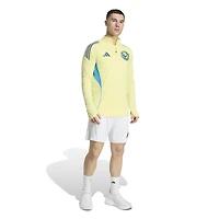 Men's adidas Yellow Club America Tiro 2025/26 AEROREADY Raglan Full-Zip Training Top