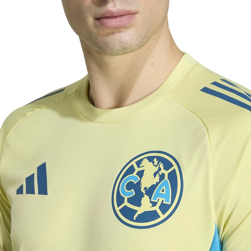 Maillot d'entraînement adidas Club America Tiro 2025/26 AEROREADY jaune pour homme
