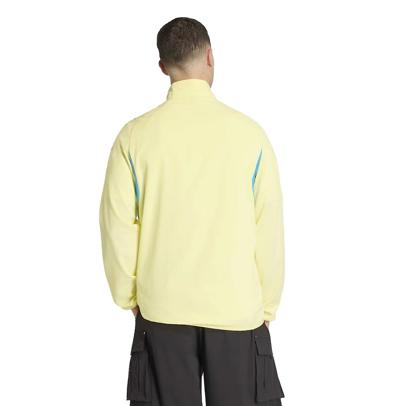Men's adidas Yellow Club America Tiro 2025/26 Full-Zip Training Jacket