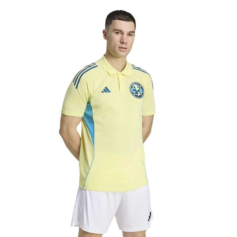 Men's adidas Yellow Club America Tiro 2025/26 Training Polo