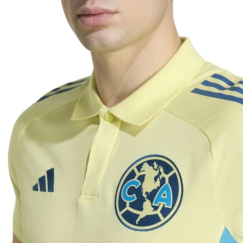 Men's adidas Yellow Club America Tiro 2025/26 Training Polo