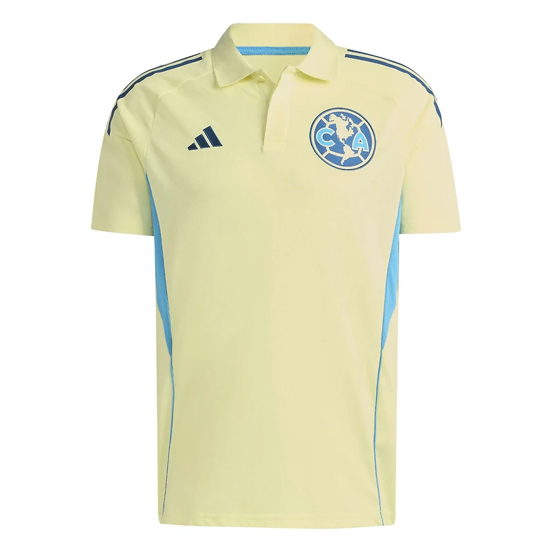 Polo d'entraînement adidas Club America Tiro jaune pour homme 2025/26