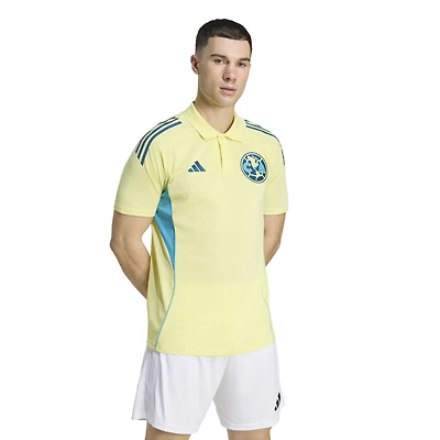 Polo d'entraînement adidas Club America Tiro jaune pour homme 2025/26