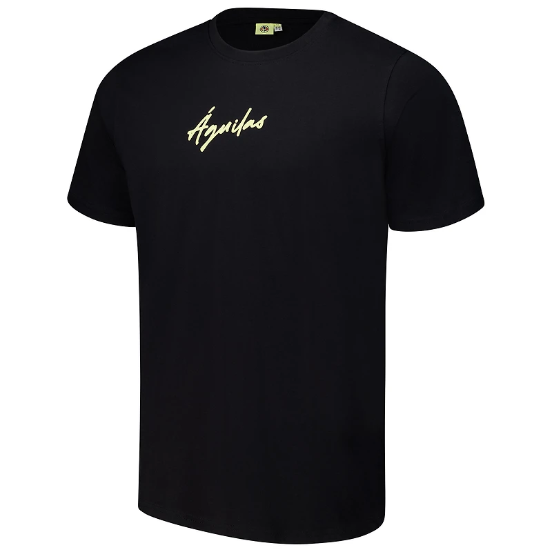 T-shirt noir Club America pour homme