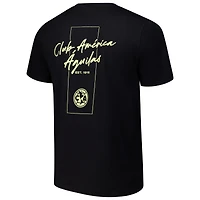T-shirt noir Club America pour homme