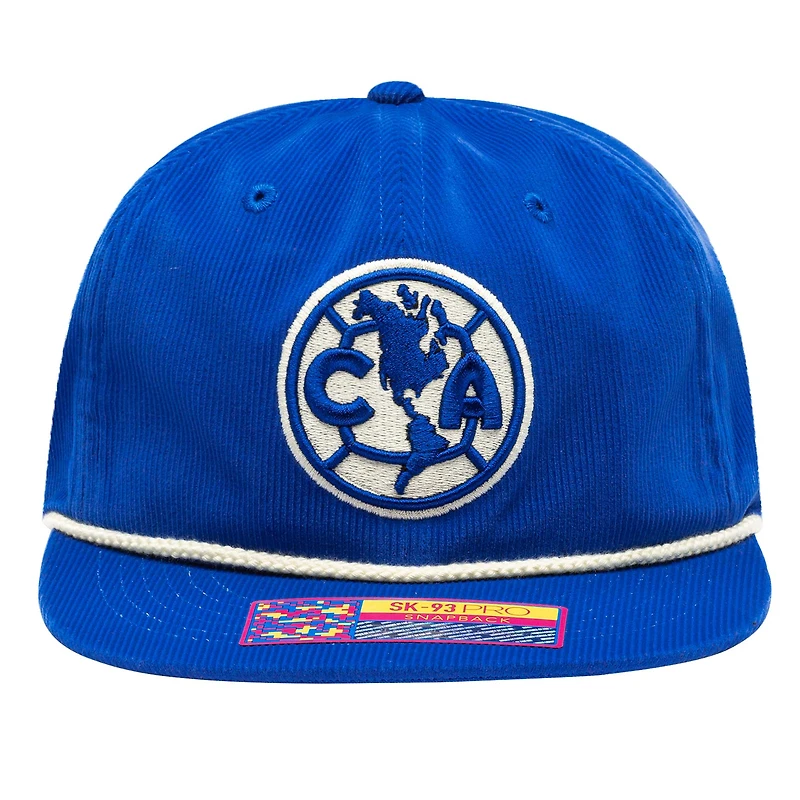 Men's Blue Club America Snow Beach Adjustable Hat