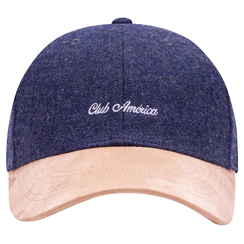 Men's Fan Ink  Navy/Tan Club America Noble Adjustable Hat